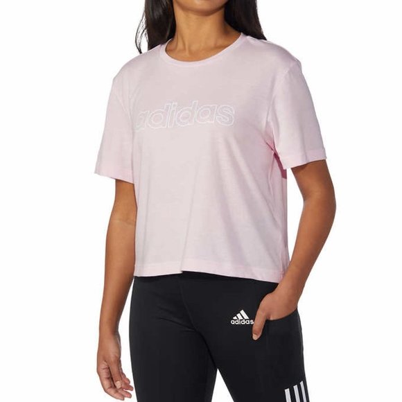 Adidas Pink Short Sleeve Tee for Effortless Style - Picture 2 of 4